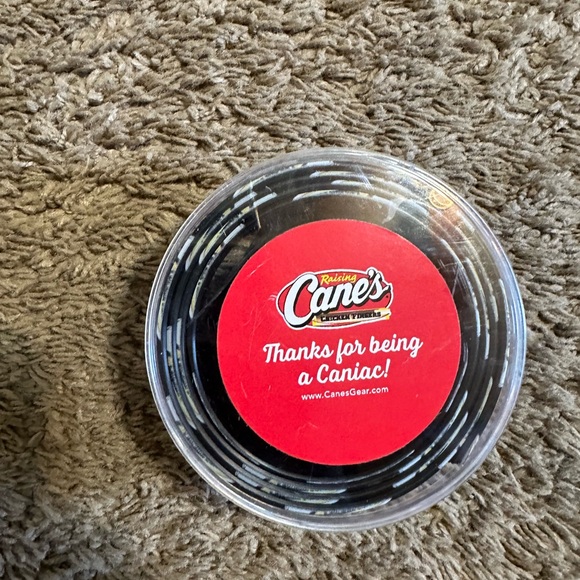 Vintage Raising Cane's “triple black” logo belt 00s - Picture 2 of 6